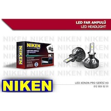Niken Far Ampulü Led Xenon Pro Serisi H3