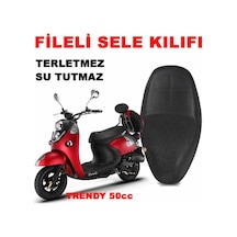 Kuba Trendy Motosiklet Sele Kılıfı 3D Çift Katlı Fileli