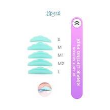 Misyul Kirpik Lifting İçin Koruyucu Silikon 10'lu Turkuaz