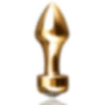 Fastieshop Gold Mini Taşlı Metal Anal Plug