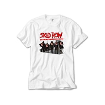 Skid Row The Gang Beyaz Tişört Beyaz