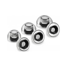 Crystal For Galaxy Uyumlu Buds 3 Pro Smoky Black Ms/m/ml 3 Çift