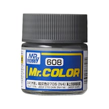 10 Ml. Jmsdf 2705 Dark Gray N4 Mr.color Serisi Maket Boyası, Mr.hobby C608 Standart
