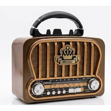 Everton Rt-826m Bluetooth-usb-sd-fm Şarjlı Nostaljik Radyo El Fenerli