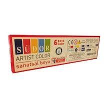 Südor Su Bazlı Cam Boyası Seti 6X25Ml