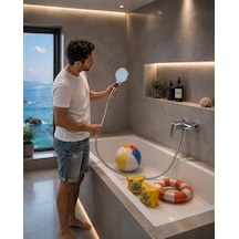 Digital Led Ekranlı Mafsallı Duş Seti Acar 17.07.200dl Açık Gri