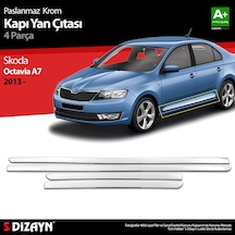 S-dizayn Skoda Octavia A7 Krom Kapı Yan Çıtası 2013-2020