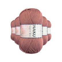 Nako 5 Adet Süper İnci El Örgü Ipi 100 Gr Marsala Kırmızı 2248 769970819962