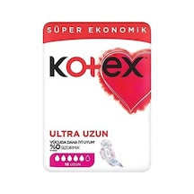 Ultra Uzun Hijyenik Ped, 18 Adet Ekonomik Paket İçerir