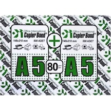 Copier Bond Copierbond Fotokopi Kağıdı A5 80 Gr 1000 Yaprak