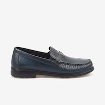 Kemal Tanca Hakiki Deri Erkek Günlük Ayakkabı Gr1532 Lacivert