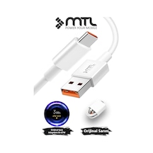 3a Usb To Type-c Hızlı Şarj Ve Data Aktarım Kablosu 1 Metre Mt438