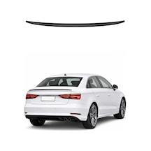 Audi A3 2013-2019 Arası Uyumlu Araca Özel Bagaj Spoileri Piano Siyah 1 Parça