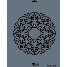 Mey İthalat Rich New Seri N-346 Stencil 35x25 Cm 1
