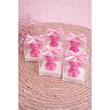 Doğum Günü, Baby Shower , Sünnet ,mevlüt Davetleri İçin 10'lu Kokulu Mum Açık Pembe