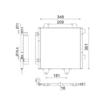 Mahle Ac459001s Klima Radyatörü Kondenseri P107 05 14 1.0i 12v-1.4hdi 05 C1 1.0i 12v-1.4hdi 05 6455.ef-6455.ee -
