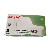 Beybi Lateks Pudralı Eldiven 100 Adet