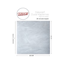 60x60 Cm Kendinden Yapışkanlı Duvar,banyo,tezgah Arası Açık Gri Mermer-100 Adet 902-60-100