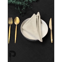 Bej Kumaş Peçete Daily Serisi Kadife Görünümlü Bej Bej Kumaş Peçete Daily Serisi Kadife Görünümlü Bej