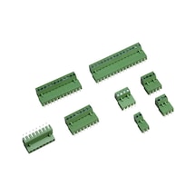 7'Li 3.81Mm 90 Takım Geçmeli Yeşil Klemens