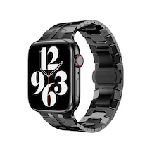 Mobilefix Watch 7 45mm Uyumlu Krd-63 Metal Kordon-siyah