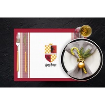 Adawall Home Hogwarts Houses Kumaş Amerikan Servis 4'lü Set Çok Renkli