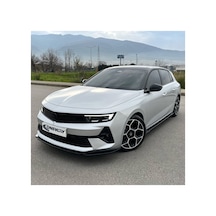 Opel Astra L 2020+ Body Kit Seti Ön Lip + Arka Difüzör + Yan Marşpiyel + Tavan Spoiler + Flap Piano Black Abs