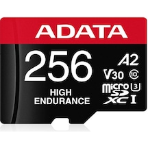 Adata 256 Gb High Endurance Microsdxc 4k U3 V30 A2 Hafıza Kartı