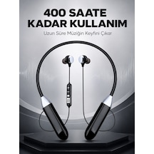 Spor İçin Bluetooth Boyun Kulaklığı Mikrofonlu Kablosuz Kulak İçi Müzik Ve Telefon Kulaklığı 2