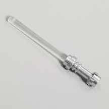 Star Wars Minifigür Aksesuarı, Işın Kılıcı, Lightsaber, Şeffaf Saydam Renkte Ve Metalik Gümüş Kabzalı