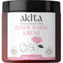 Akita % 100 Doğal Bebek Bakım Kremi Gül 100 Ml