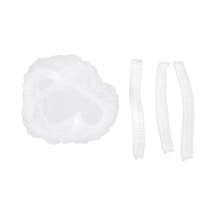 Suntek Spa Salonu Ev Için 100 Adet Tek Kullanımlık Beyaz Duş Beyaz