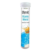 Orzax Efervit Multivitamin ve Mineral 20 Tablet