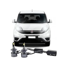 Megamarket06 Fıat Doblo 4 Led Xenon Kısa Far Ampulü H7 Ultra