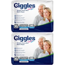 Giggles Hasta Bezi Yetişkin Bel Bantlı Tekstil Yüzey Xl 60adet XL