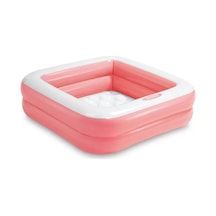 57100 Intex Şişme Taban Mini Kare Havuz 86x86x25 Cm