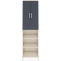 Arges Dolap 3 Raflı 2 Kapaklı Tek Askılı 60x30x221 Aytaşı-ant... Aytaşı