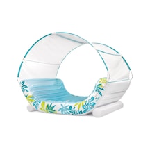 Intex 56294 Tropikal Gölgelikli Ada Yatak 224cm Çift Kişilik Çok Renkli