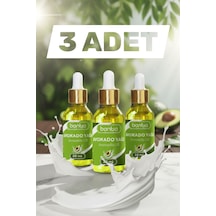 Avokado Yağı 3x20 Ml %100 Saf Soğuk Sıkım Saç Ve Cilt Bakımı Nemlendirici Besleyici Doğal Yağ 60 ML