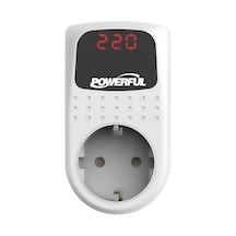 Powerful VP-116 3500W Tekli Akım Koruma Prizi Beyaz