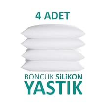 Suvay 4'lü Antialerjik Boncuk Silikon Yastık Pamuklu Kılıf 900 Gr