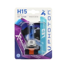 Ampul H15 12v 15/55w Xen Vision Tekli Blister Beyaz Işık 6000k Pht Ph5515 Dv B1