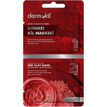Dermokil Maske Akne Siyah Nokta Kırmızı Kil Maskesi 2x7.5 Ml