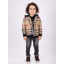 Xo Kids Erkek Çocu Alt Üst Takım 6-36 Ay 2501 Bej - Siyah