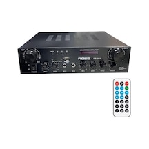 Rose Fr-801 2x100 Watt 2 Zone Trafolu Stereo Anfi Mp3, Bluetooth, Sd Kart 2 Mikrofon Girişli Kumandalı