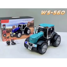 Wster Ws-560 Traktör Görünümlü Taşınabilir Kablosuz Bluetooth Hoparlör Ve Radyo