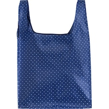 Ulzyvf Katlanabilir Çevre Dostu Alışveriş Çantası - Su Geçirmez, Dayanıklı, Taşınabilir Lacivert Lacivert