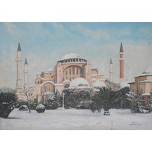 Ayasofya'nın Beyaz Sessizliği: Kış Masalı