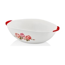 Desenli Oval Meyva & Salata Kasesi