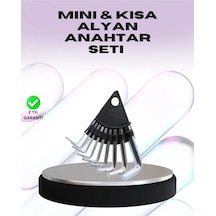 9 Parça Alyan Anahtar Seti Farklı Metrik Ölçü Pratik Taşıma 38184063